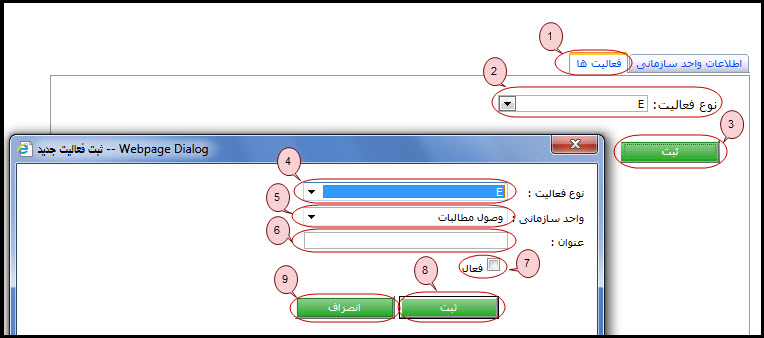 General Configuration OrgDepMng